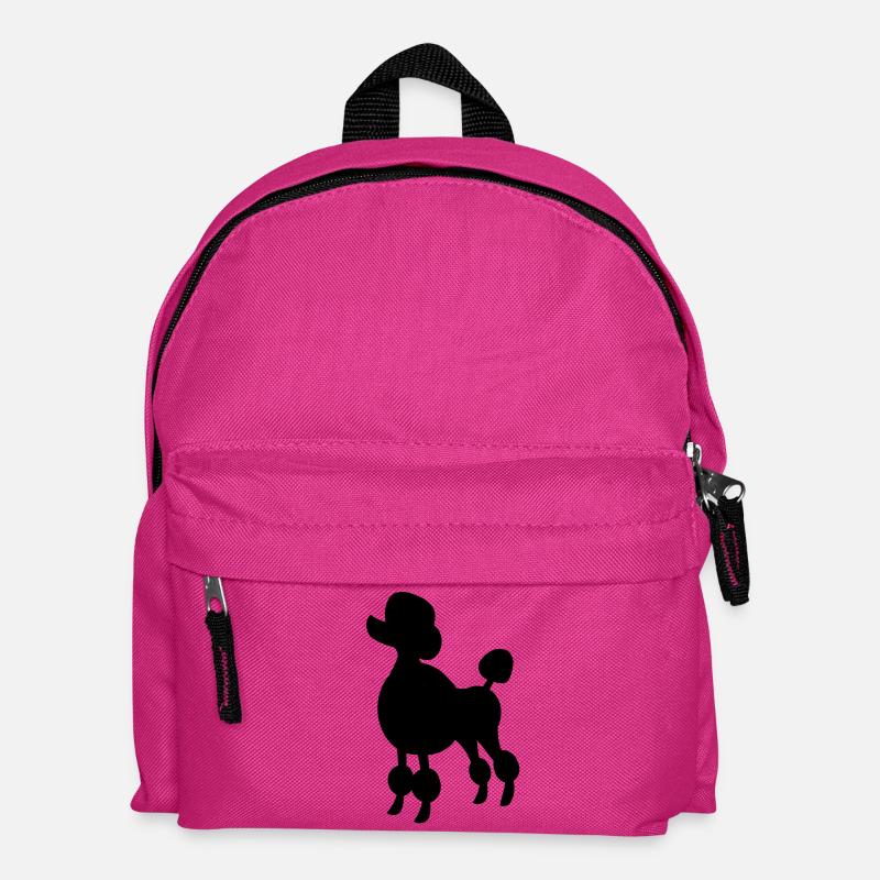 pudel - Kinder Rucksack - Fuchsia