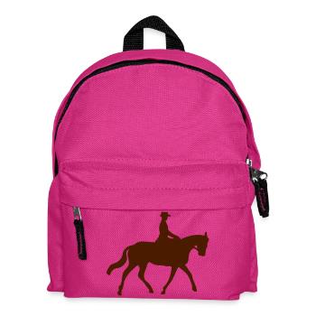 sport equitation - Sac à dos Enfant - fuchsia - Devant