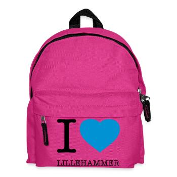 J’AIME LILLEHAMMER Norvège - Sac à dos Enfant - fuchsia - Devant