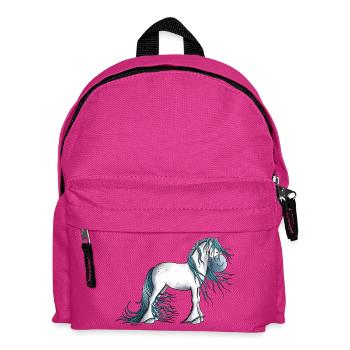 Fantasy Pferd - Kinder Rucksack - Fuchsia - Vorne