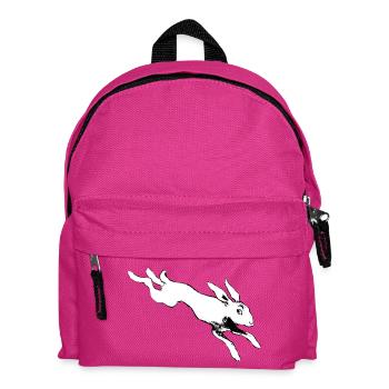 Angsthase nach Henri Meunier Hasenleben - Kinder Rucksack - Fuchsia - Vorne