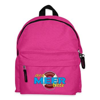 TO THE SEA PLEASE - Kids' Backpack - fuchsia - Front