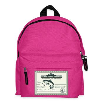 Fishing Licence – Lakewind Association - Kids' Backpack - fuchsia - Front
