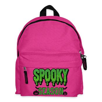 Spooky Season Illustration - Kids' Backpack - fuchsia - Front