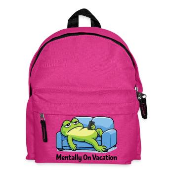 Funny Frog Meme  - Sac à dos Enfant - fuchsia - Devant