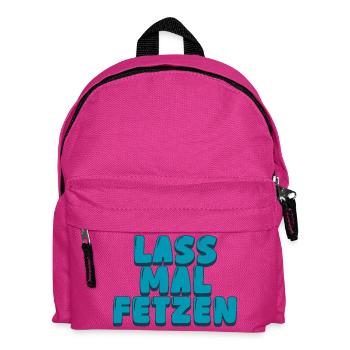 3. Let it shred - Kids' Backpack - fuchsia - Front