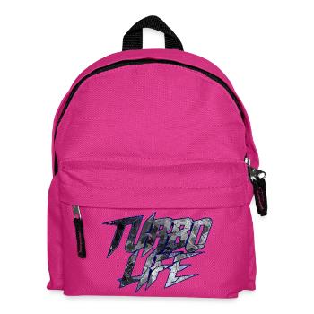 Turbo Life Camouflage Motiv für Turbo Schrauber - Kinder Rucksack - Fuchsia - Vorne