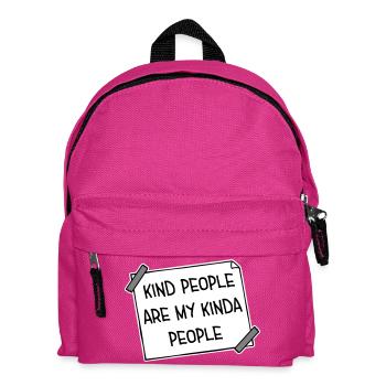 Les gens gentils sont mon genre de gentillesse - Sac à dos Enfant - fuchsia - Devant