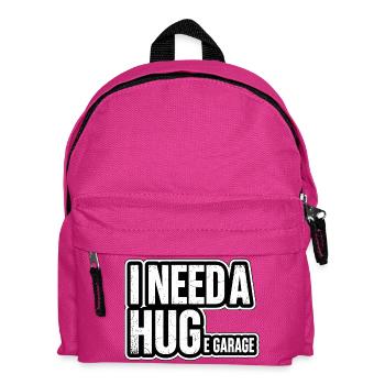 I Need A Huge Garage Schrauber Spruch - Kids' Backpack - fuchsia - Front