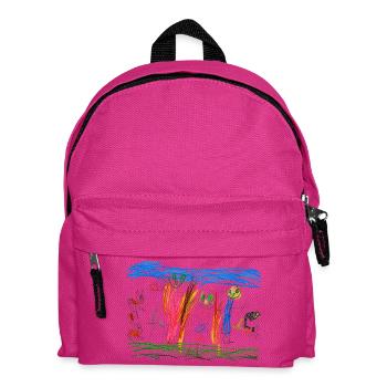 Kindertraum Gartenzauber - Kinder Rucksack - Fuchsia - Vorne