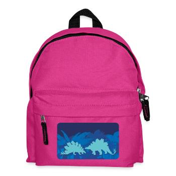 Primeval Forest Dinos Stegosaurus | Customisable - Kids' Backpack - fuchsia - Front