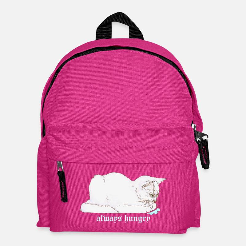 IMMER HUNGRIG - Kinder Rucksack - Fuchsia
