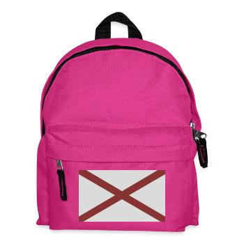 Flag of the state of Alabama - Kids' Backpack - fuchsia - Front