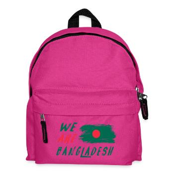 Nous sommes le Bangladesh - Sac à dos Enfant - fuchsia - Devant