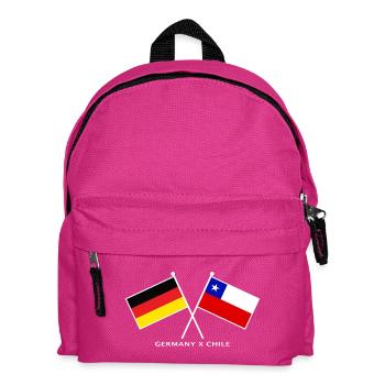 Germany x Chile - Kinder Rucksack - Fuchsia - Vorne