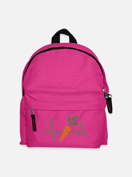 Karotte im Lebensrhythmus - Kinder Rucksack - Fuchsia