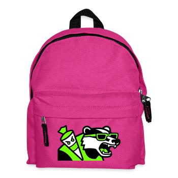 Badger Sac d’école mascotte - Sac à dos Enfant - fuchsia - Devant