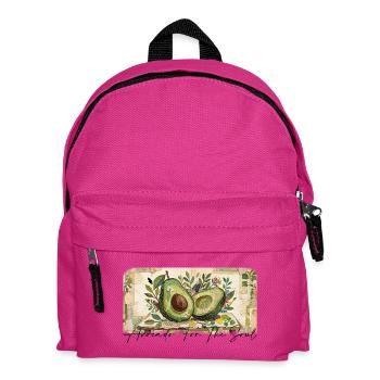 Avocado - Kids' Backpack - fuchsia - Front