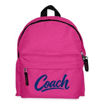 Coach - Trainer - Training - Sport - Kinder Rucksack - Fuchsia - Vorne