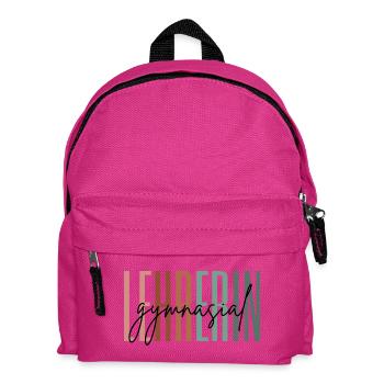 Lehrerin Gymnasium Gymnasiallehrerin Geschenk - Kinder Rucksack - Fuchsia - Vorne