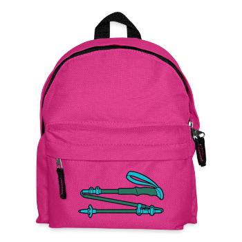 Lightweight trekking poles hiking - Kids' Backpack - fuchsia - Front