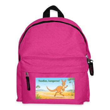 TOODLES KANGAROO - Kinder Rucksack - Fuchsia - Vorne