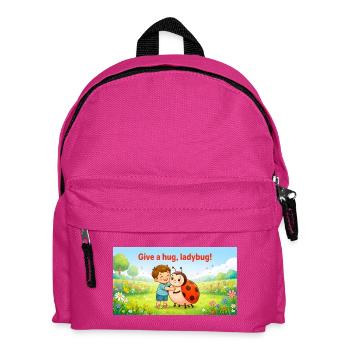 GIB EINE UMARMUNG, LADYBUG, - Kinder Rucksack - Fuchsia - Vorne