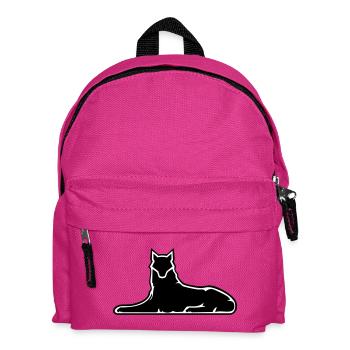 Wolf of Ichkeria 2024 - Kids' Backpack - fuchsia - Front