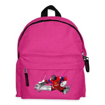 Gardien de but de hockey sur glace - Sac à dos Enfant - fuchsia - Devant