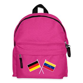 Germany and Venezuela Friendship Flags - Kinder Rucksack - Fuchsia - Vorne