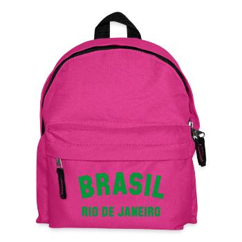 RIO DE JANEIRO, BRAZIL - Kids' Backpack - fuchsia - Front