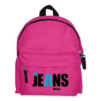 jeans wear mit punkt - Kinder Rucksack - Fuchsia - Vorne