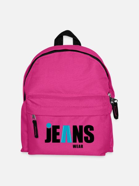 jeans wear mit punkt - Kinder Rucksack - Fuchsia