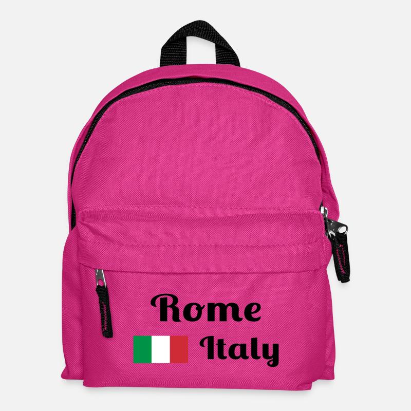 Rome Italy - Stylish prints - Kids' Backpack - fuchsia