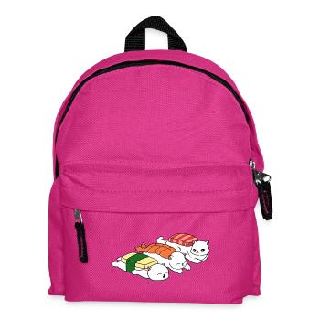 Meow Sushi - Kids' Backpack - fuchsia - Front