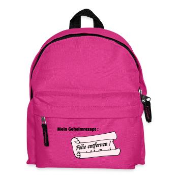 Secret - Kids' Backpack - fuchsia - Front