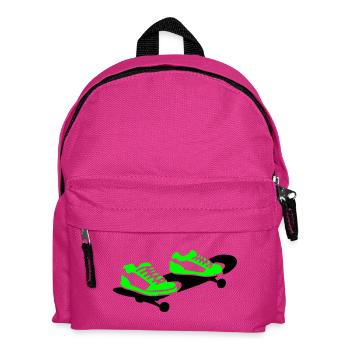 Skateboard - Kinder Rucksack - Fuchsia - Vorne