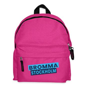 Marque de mots Bromma Stockholm - Sac à dos Enfant - fuchsia - Devant