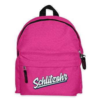 Schlitzohr - Schweizerdeutsch - Mundart - Dialekt - Kinder Rucksack - Fuchsia - Vorne