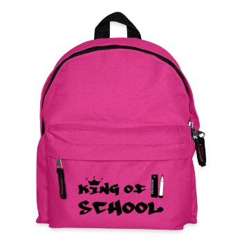 King of Recreation: Urban King of School - Kids' Backpack - fuchsia - Front