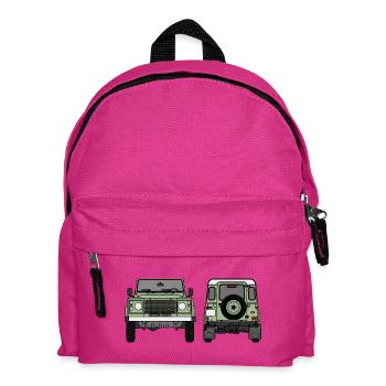 Defender - avant et arrière - Sac à dos Enfant - fuchsia - Devant