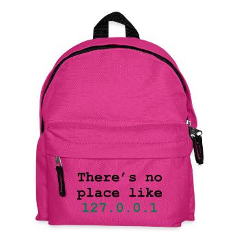 there's no place like 127.0.0.1 - Sac à dos Enfant - fuchsia - Devant