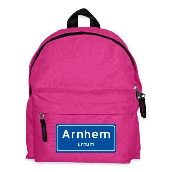 Panneau du nom de lieu d’Arnhem - Sac à dos Enfant - fuchsia - Devant