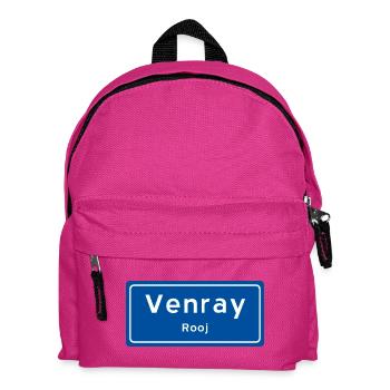 Ortsschild von Venray - Kinder Rucksack - Fuchsia - Vorne
