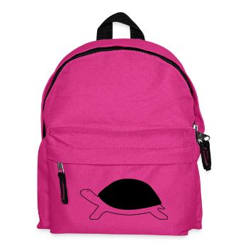 Turtle - Kids' Backpack - fuchsia - Front
