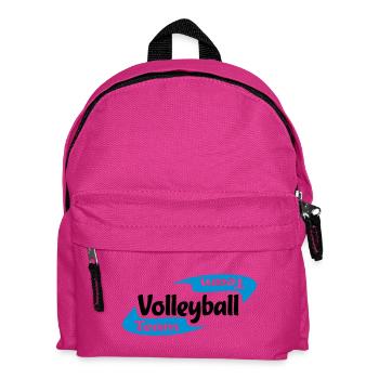 Volleyball - Kinder Rucksack - Fuchsia - Vorne