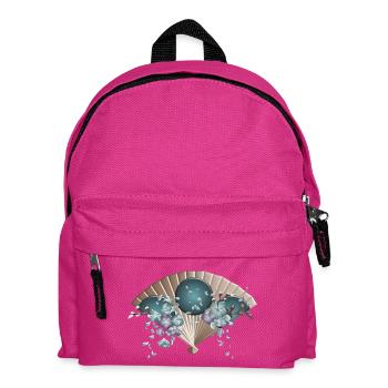 Japonais Mode Style Fleur de cerisier japonais - Sac à dos Enfant - fuchsia - Devant