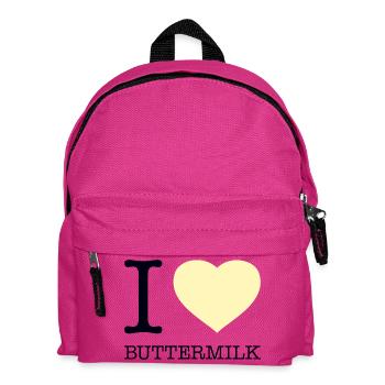 I LOVE BUTTERMILK - Kinder Rucksack - Fuchsia - Vorne