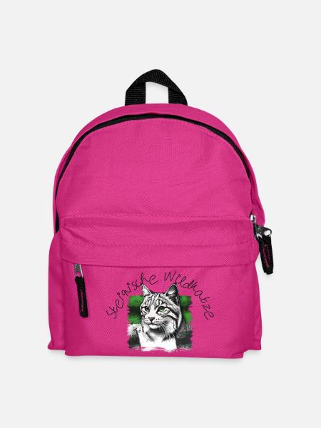 steirische wildkatze steirerin steiermark grün - Kinder Rucksack - Fuchsia