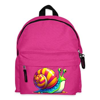 Schnecke - Kinder Rucksack - Fuchsia - Vorne